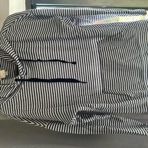 hooded striped sweatshirt